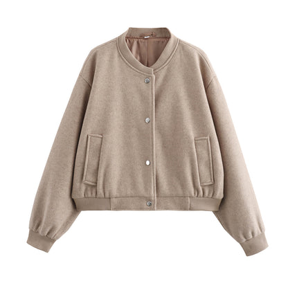 Women 2025 New Long-sleeved tweed jacket