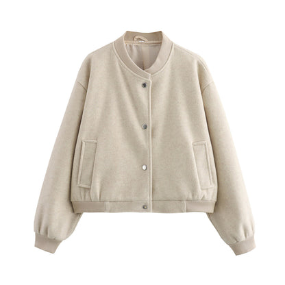Women 2025 New Long-sleeved tweed jacket
