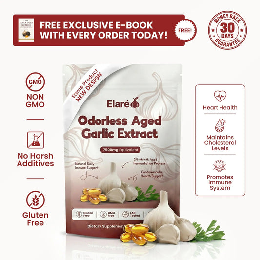 Aged Garlic Extract - 7500mg Odorless Softgels