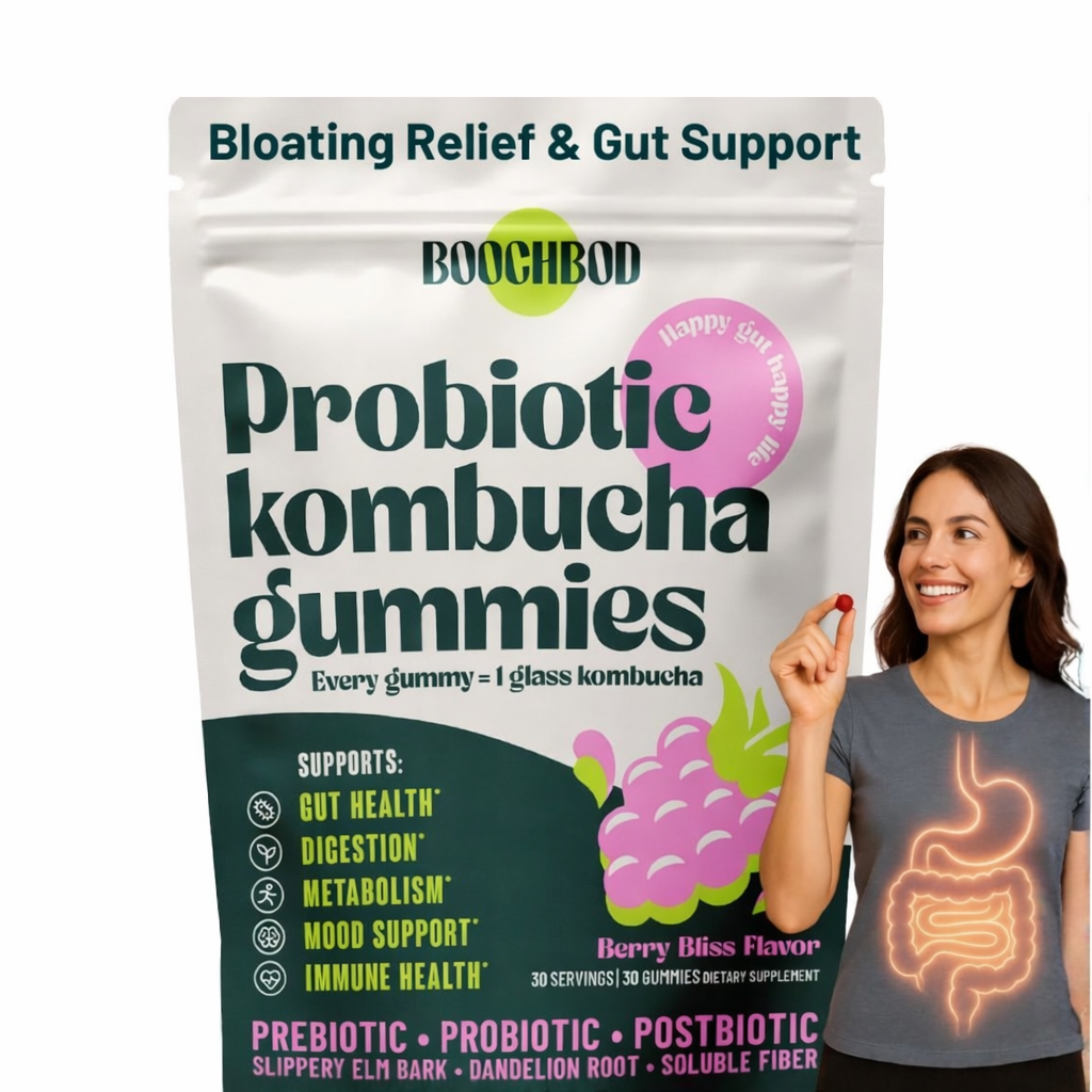 BoochBod - Probiotic Kombucha Gummies
