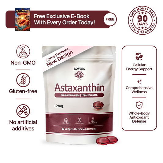 Vegar Astaxanthin 12mg Softgels