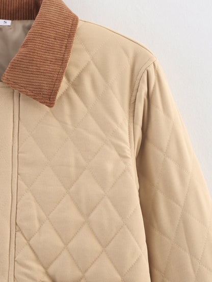 Women 2025 New Comfortable and versatile cotton coat
