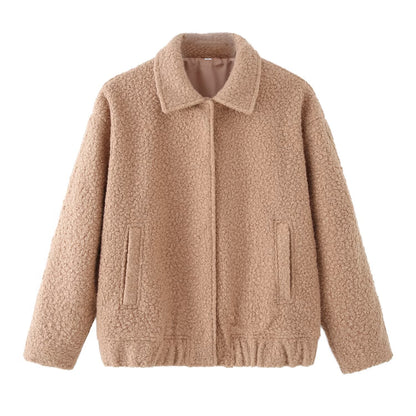 Women 2025 New Long-sleeved collared jacket